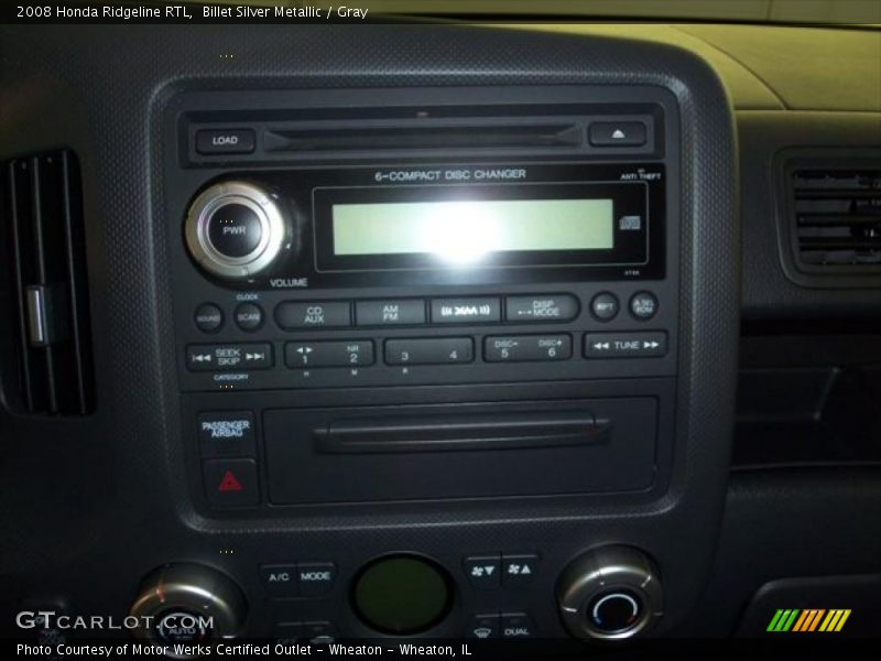 Billet Silver Metallic / Gray 2008 Honda Ridgeline RTL