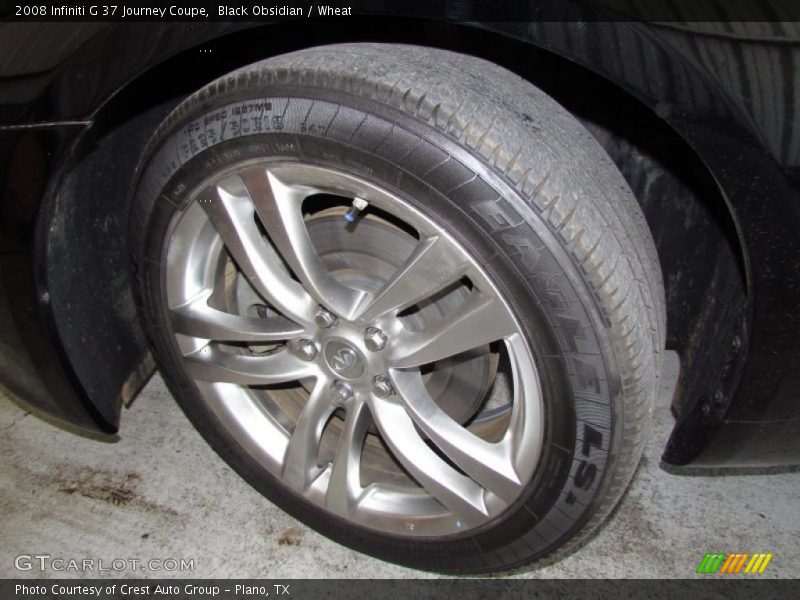 Black Obsidian / Wheat 2008 Infiniti G 37 Journey Coupe