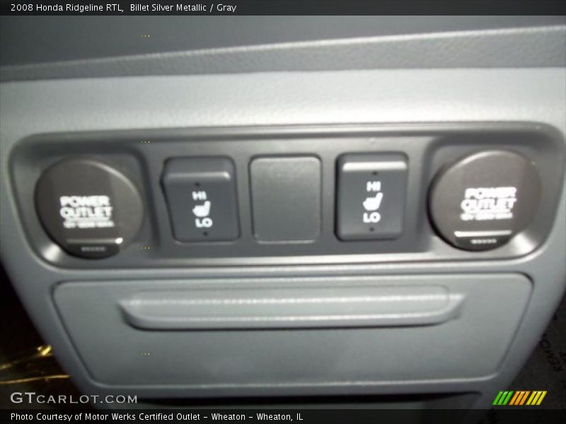 Billet Silver Metallic / Gray 2008 Honda Ridgeline RTL