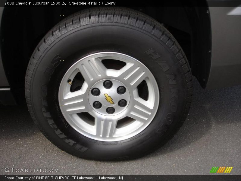 Graystone Metallic / Ebony 2008 Chevrolet Suburban 1500 LS