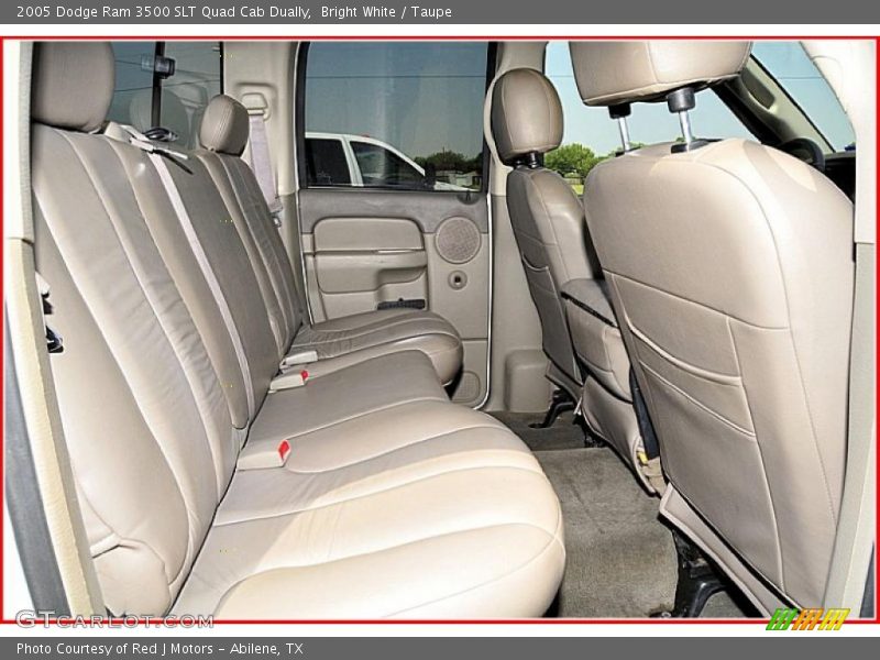 Bright White / Taupe 2005 Dodge Ram 3500 SLT Quad Cab Dually
