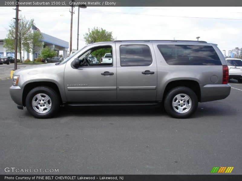 Graystone Metallic / Ebony 2008 Chevrolet Suburban 1500 LS