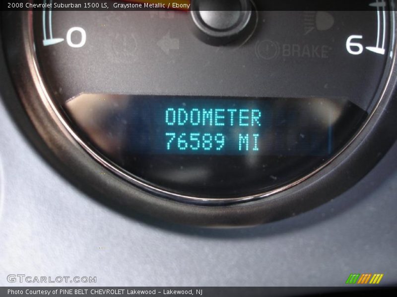 Graystone Metallic / Ebony 2008 Chevrolet Suburban 1500 LS