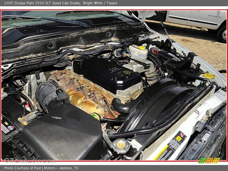  2005 Ram 3500 SLT Quad Cab Dually Engine - 5.9 Liter OHV 24-Valve Cummins Turbo Diesel Inline 6 Cylinder