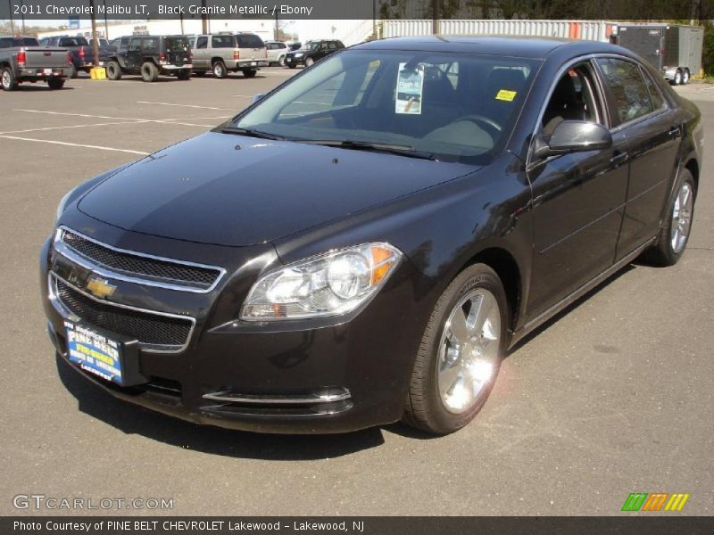 Black Granite Metallic / Ebony 2011 Chevrolet Malibu LT