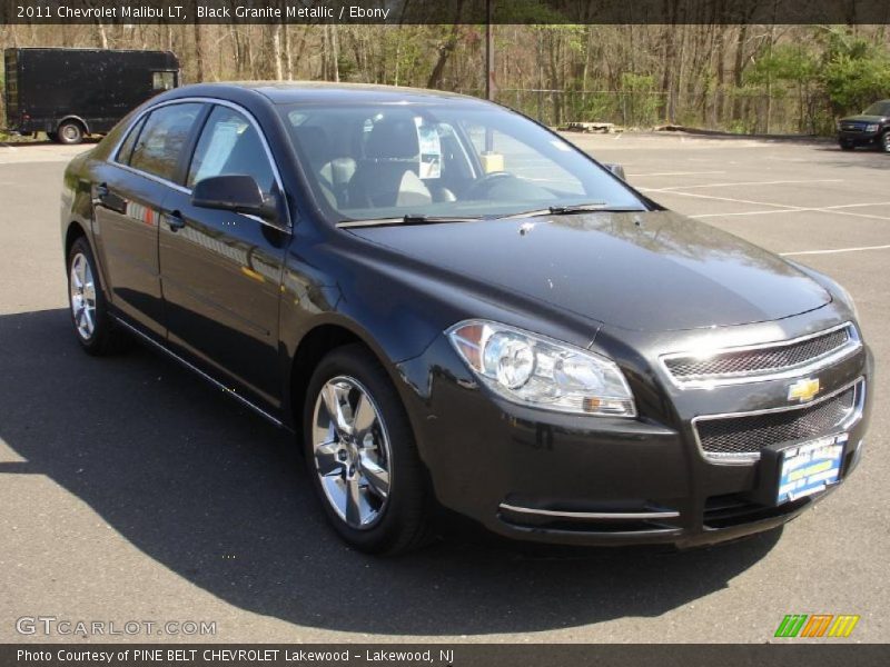 Black Granite Metallic / Ebony 2011 Chevrolet Malibu LT