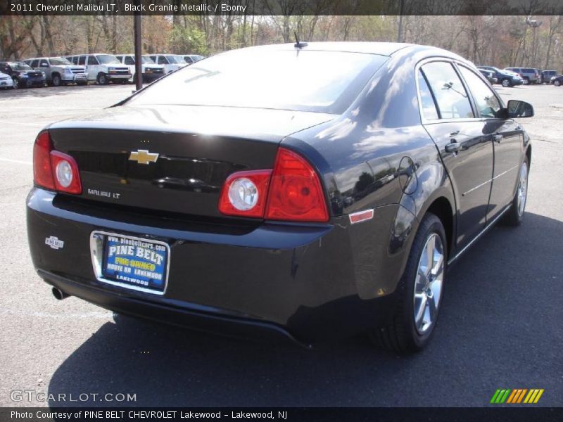 Black Granite Metallic / Ebony 2011 Chevrolet Malibu LT