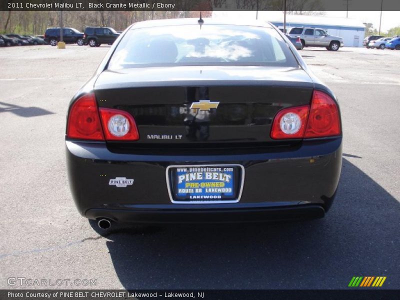 Black Granite Metallic / Ebony 2011 Chevrolet Malibu LT