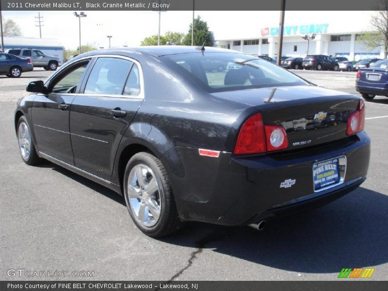 Black Granite Metallic / Ebony 2011 Chevrolet Malibu LT