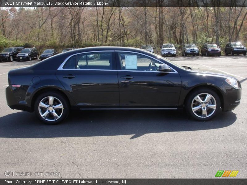 Black Granite Metallic / Ebony 2011 Chevrolet Malibu LT