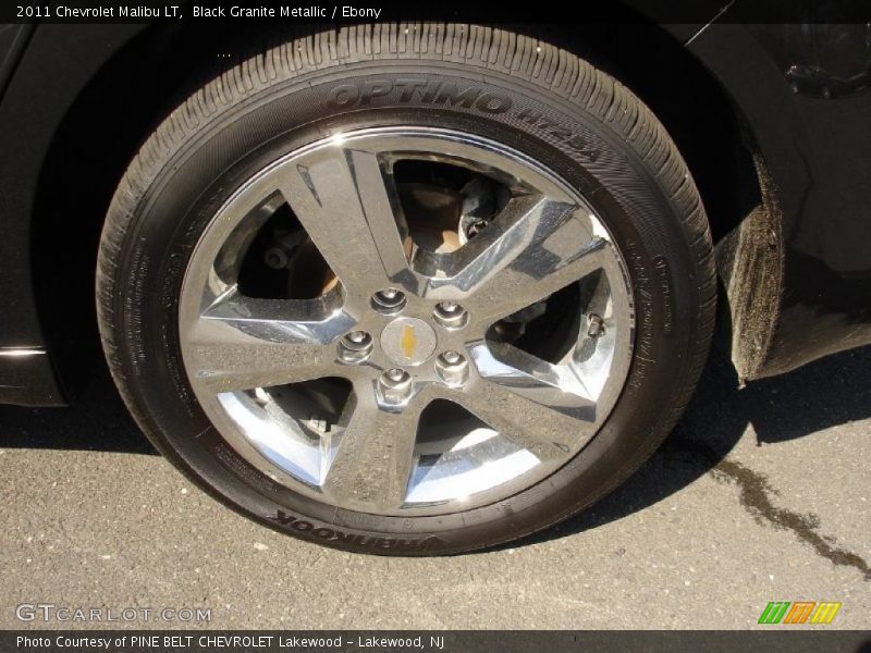 Black Granite Metallic / Ebony 2011 Chevrolet Malibu LT