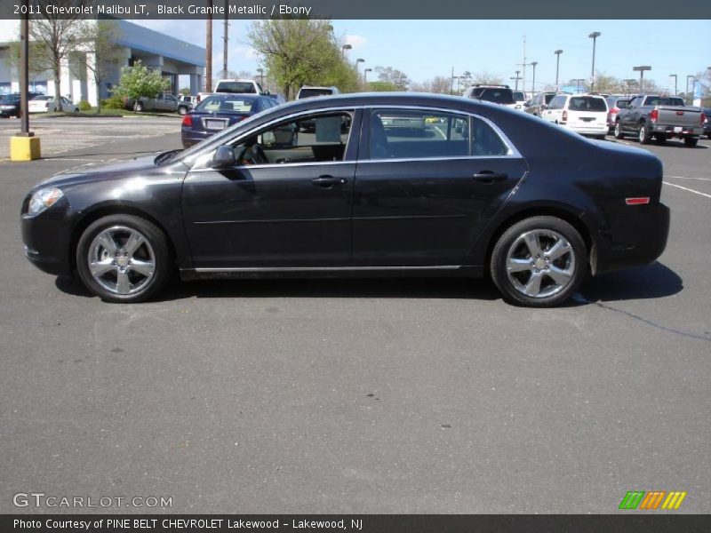 Black Granite Metallic / Ebony 2011 Chevrolet Malibu LT