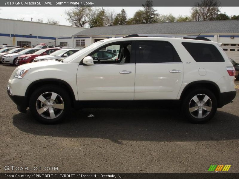 Summit White / Ebony 2010 GMC Acadia SLT AWD