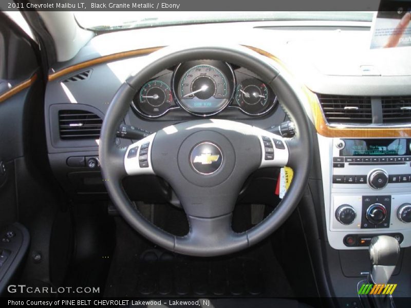 Black Granite Metallic / Ebony 2011 Chevrolet Malibu LT
