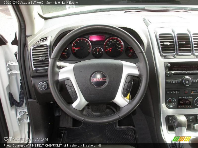 Summit White / Ebony 2010 GMC Acadia SLT AWD