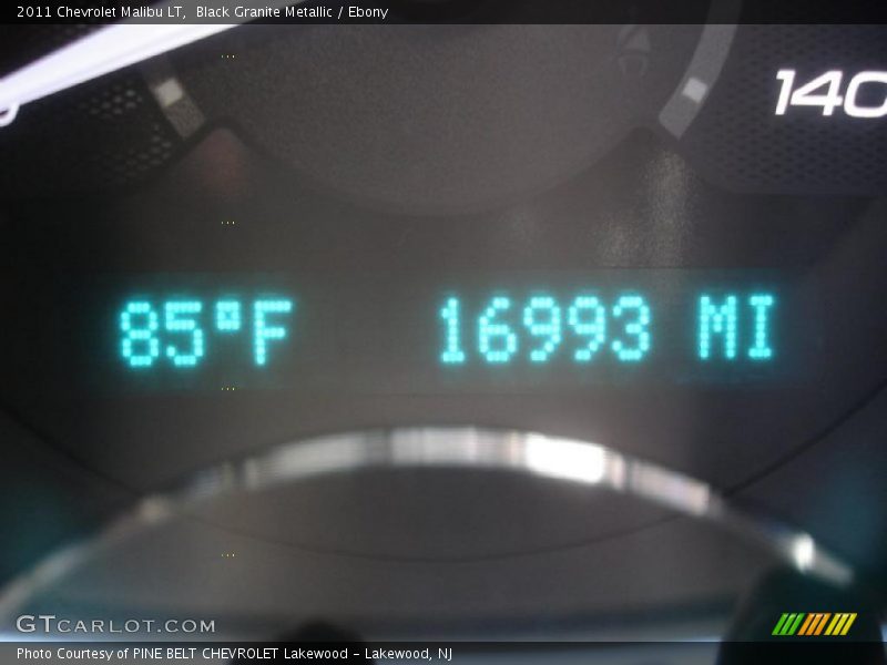 Black Granite Metallic / Ebony 2011 Chevrolet Malibu LT