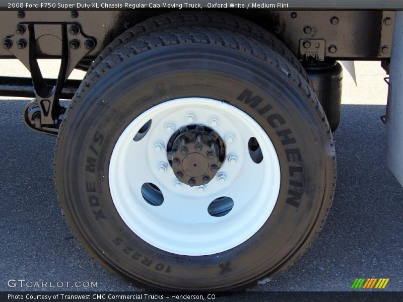  2008 F750 Super Duty XL Chassis Regular Cab Moving Truck Wheel