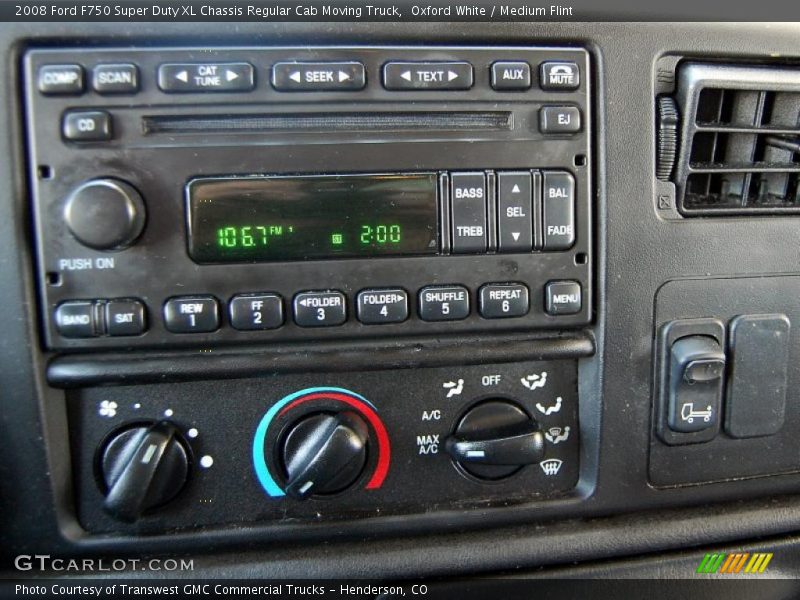 Controls of 2008 F750 Super Duty XL Chassis Regular Cab Moving Truck