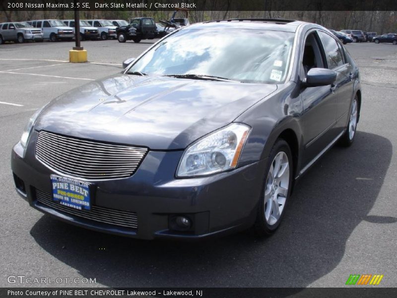 Dark Slate Metallic / Charcoal Black 2008 Nissan Maxima 3.5 SE