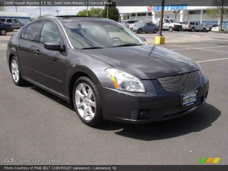 Dark Slate Metallic / Charcoal Black 2008 Nissan Maxima 3.5 SE