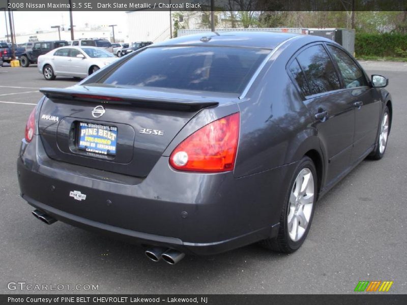 Dark Slate Metallic / Charcoal Black 2008 Nissan Maxima 3.5 SE