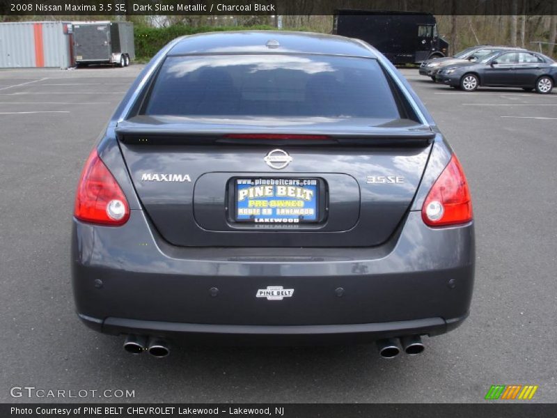 Dark Slate Metallic / Charcoal Black 2008 Nissan Maxima 3.5 SE