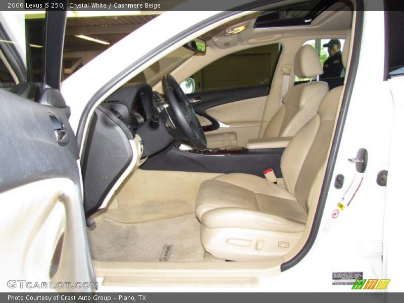 Crystal White / Cashmere Beige 2006 Lexus IS 250