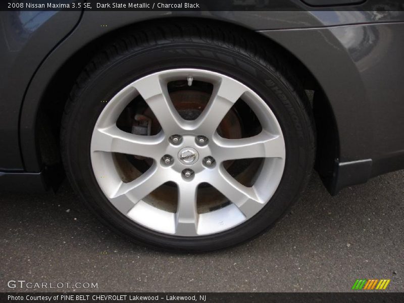 Dark Slate Metallic / Charcoal Black 2008 Nissan Maxima 3.5 SE