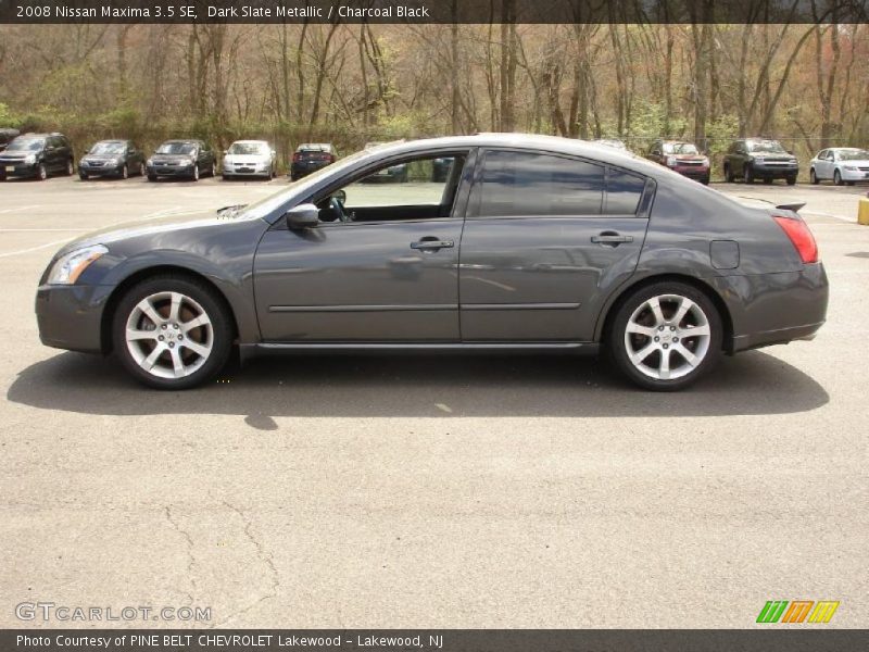 Dark Slate Metallic / Charcoal Black 2008 Nissan Maxima 3.5 SE