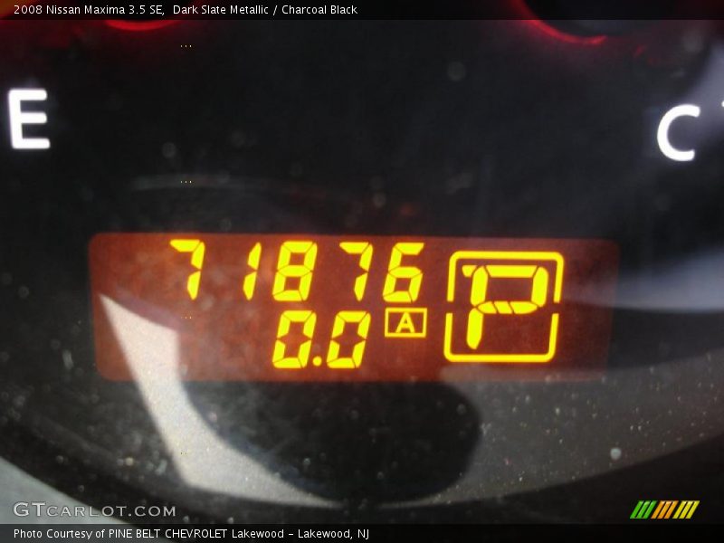 Dark Slate Metallic / Charcoal Black 2008 Nissan Maxima 3.5 SE