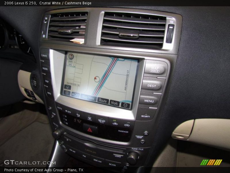 Crystal White / Cashmere Beige 2006 Lexus IS 250