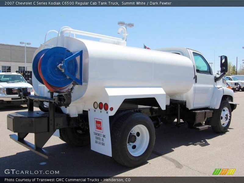 Summit White / Dark Pewter 2007 Chevrolet C Series Kodiak C6500 Regular Cab Tank Truck