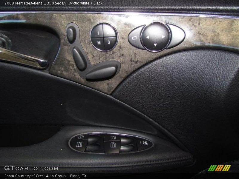 Arctic White / Black 2008 Mercedes-Benz E 350 Sedan