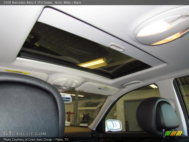 Arctic White / Black 2008 Mercedes-Benz E 350 Sedan