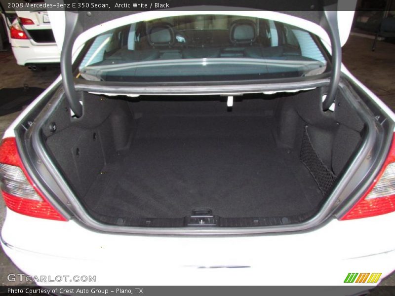 Arctic White / Black 2008 Mercedes-Benz E 350 Sedan