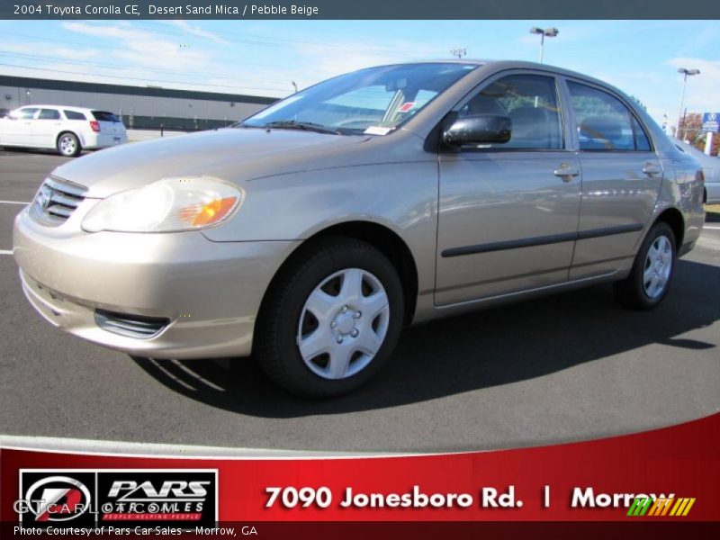 Desert Sand Mica / Pebble Beige 2004 Toyota Corolla CE