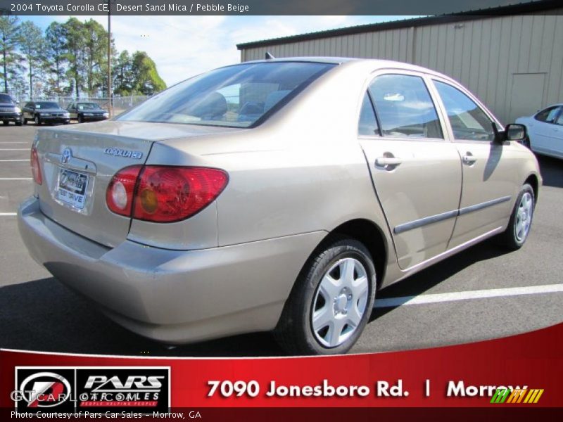 Desert Sand Mica / Pebble Beige 2004 Toyota Corolla CE