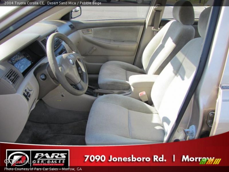 Desert Sand Mica / Pebble Beige 2004 Toyota Corolla CE