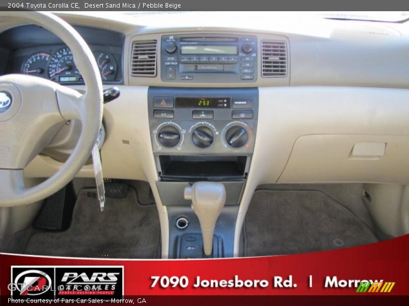 Desert Sand Mica / Pebble Beige 2004 Toyota Corolla CE
