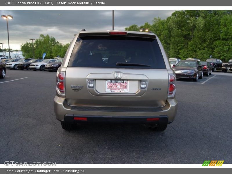 Desert Rock Metallic / Saddle 2006 Honda Pilot EX-L 4WD