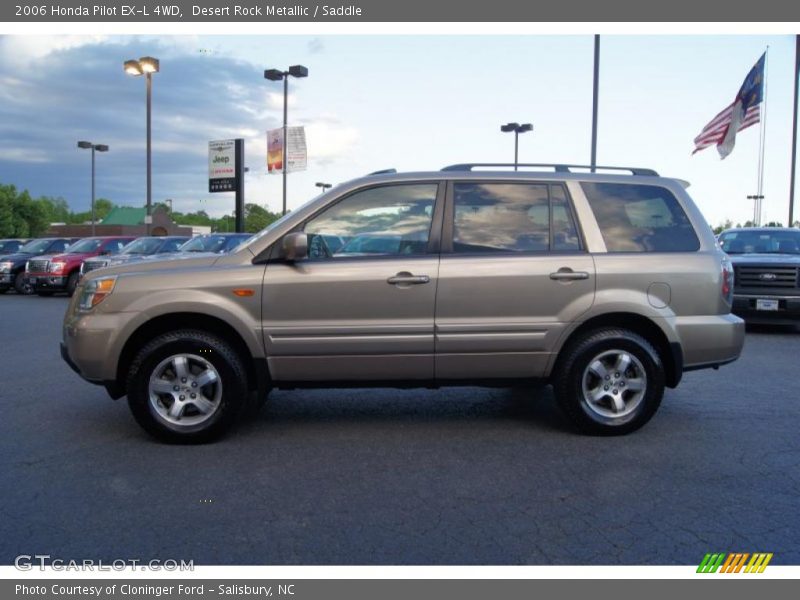 Desert Rock Metallic / Saddle 2006 Honda Pilot EX-L 4WD