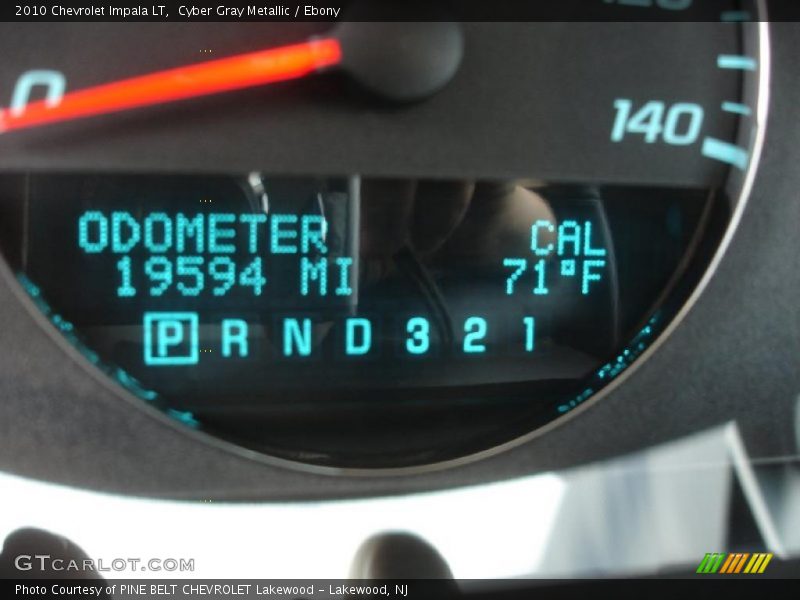 Cyber Gray Metallic / Ebony 2010 Chevrolet Impala LT