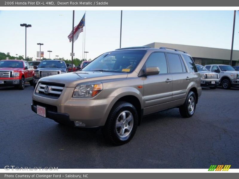 Desert Rock Metallic / Saddle 2006 Honda Pilot EX-L 4WD