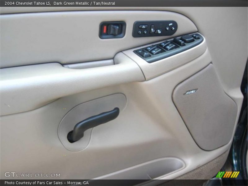 Dark Green Metallic / Tan/Neutral 2004 Chevrolet Tahoe LS