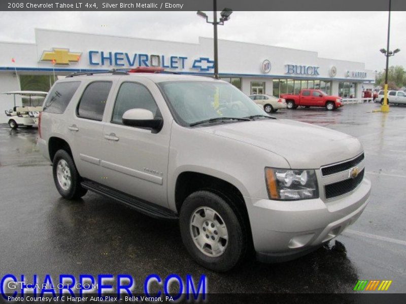 Silver Birch Metallic / Ebony 2008 Chevrolet Tahoe LT 4x4