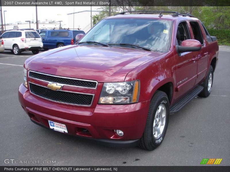 Sport Red Metallic / Ebony 2007 Chevrolet Avalanche LT 4WD