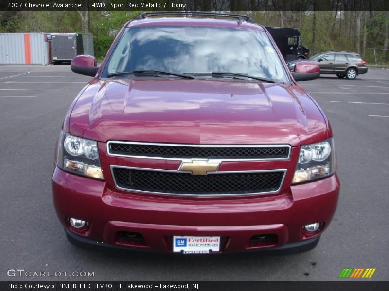 Sport Red Metallic / Ebony 2007 Chevrolet Avalanche LT 4WD