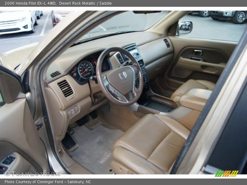 Desert Rock Metallic / Saddle 2006 Honda Pilot EX-L 4WD