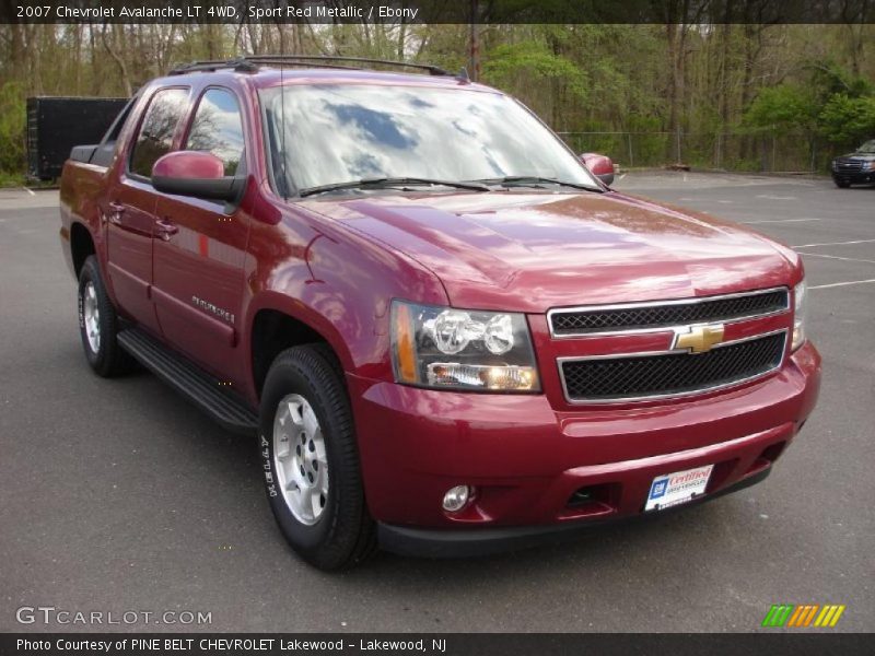 Sport Red Metallic / Ebony 2007 Chevrolet Avalanche LT 4WD