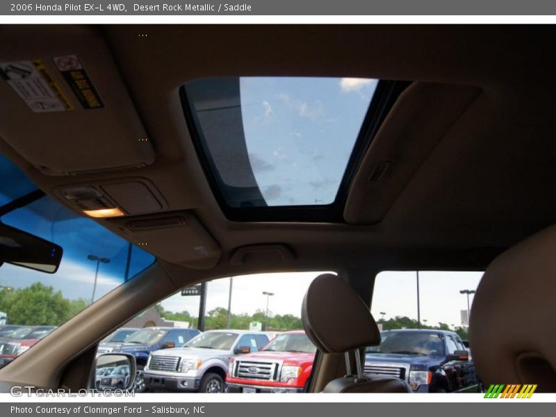 Desert Rock Metallic / Saddle 2006 Honda Pilot EX-L 4WD